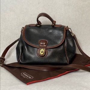 Vintage Coach Leather Crossbody Bag